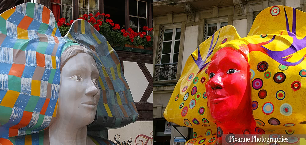 France, Alsace, Strasbourg, Alsacienne, Statues des Alsaciennes, 2016, Alsace et Moi, Pixanne Photographies