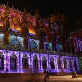 France, Alsace, Strasbourg, Illuminations de la Cathédrale de Strasbourg, Alsace et Moi, Pixanne Photographies