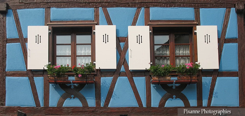 France, Alsace, Eguisheim, Maison à colombages, Alsace et Moi, Pixanne Photographies