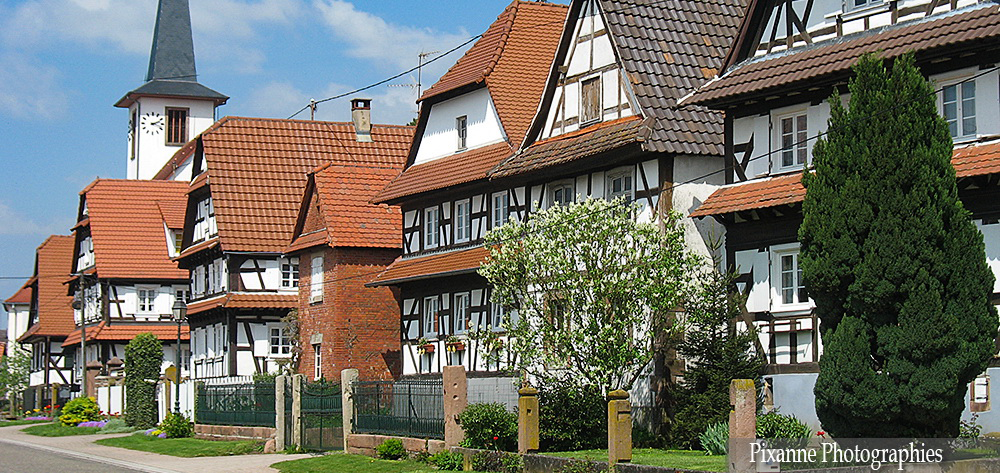 France, Alsace, Seebach, Village Alsacien, Maisons à colombages, Alsace et Moi, Pixanne Photographies