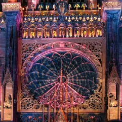 France, Alsace, Strasbourg, Illumination de la Cathédrale, Alsace et Moi, Pixanne Photographies