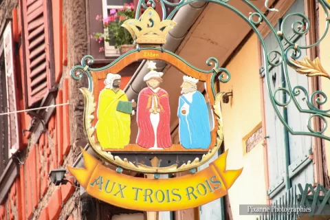 Alsace, Route des Vins, Ribeauvillé, Enseigne, Boulangerie, Rois Mages, Alsace et Moi, Pixanne Photographies