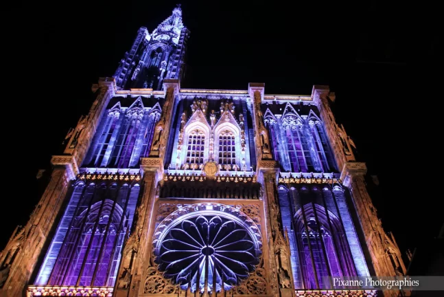 France, Alsace, Strasbourg, Illuminations de la Cathédrale, Alsace et Moi, Pixanne Photographies