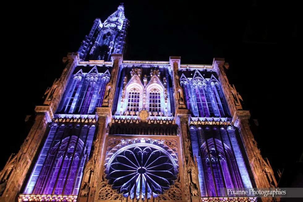 France, Alsace, Strasbourg, Illuminations de la Cathédrale, Alsace et Moi, Pixanne Photographies