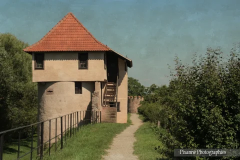 France, Alsace, Bergheim, Chemin des Remparts, Tour Schwein, Alsace et Moi, Pixanne Photographies