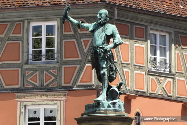 France, Alsace, Colmar, Bartholdi, Fontaine Schwendi, Alsace et Moi, Pixanne Photographies