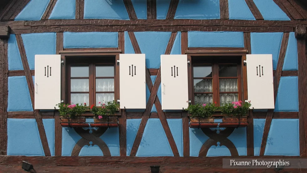 France, Alsace, Eguisheim, Maisons Alsaciennes, Colombages, Trois Châteaux d'Eguisheim, Alsace et Moi, Pixanne Photographies