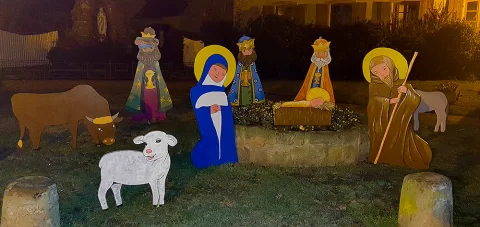 France, Alsace, Noël en Alsace, Altorf, Décorations du village, Crèche, Alsace et Moi, Pixanne Photographies
