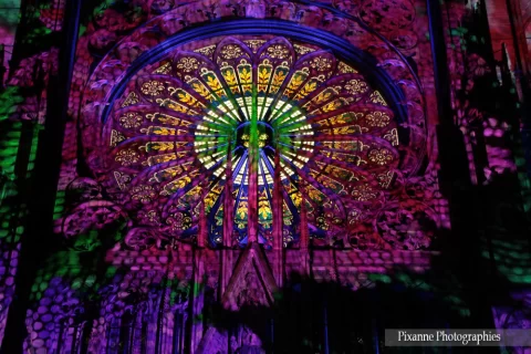 alsace, strasbourg, illuminations de la cathédrale, alsace et moi, pixanne photographies