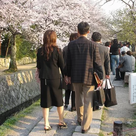 Asie, Japon, Kyoto, Chemin de la Philosophie, Hanami, Souvenirs de Voyages, Pixanne Photographies 