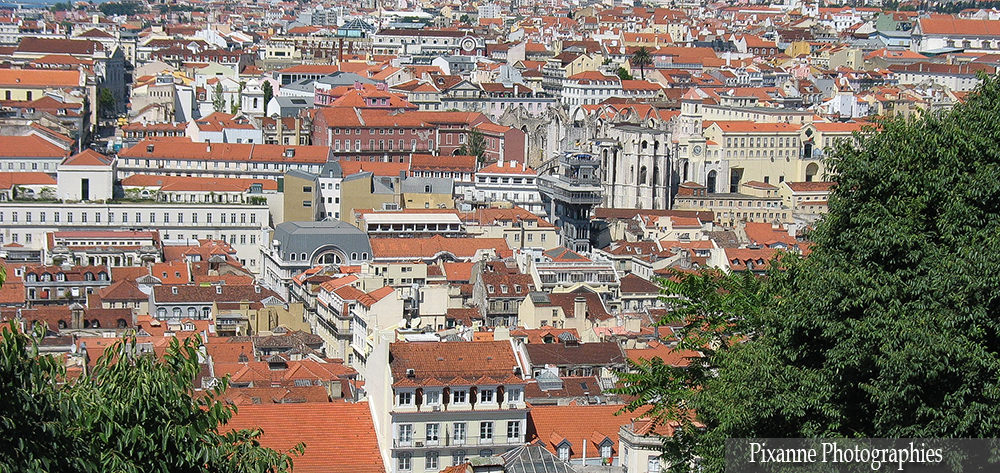 Europe, Portugal, Lisbonne, Château Saint Georges, Castelo Sao Jorge, Souvenirs de Voyages, Pixanne Photographies