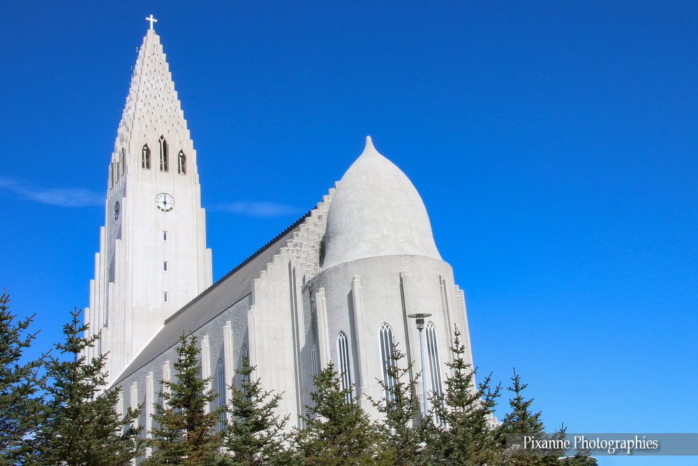Europe, Islande, Iceland, Reykjavik, Hallgrimskirkja, Souvenirs de Voyages, Pixanne Photographies