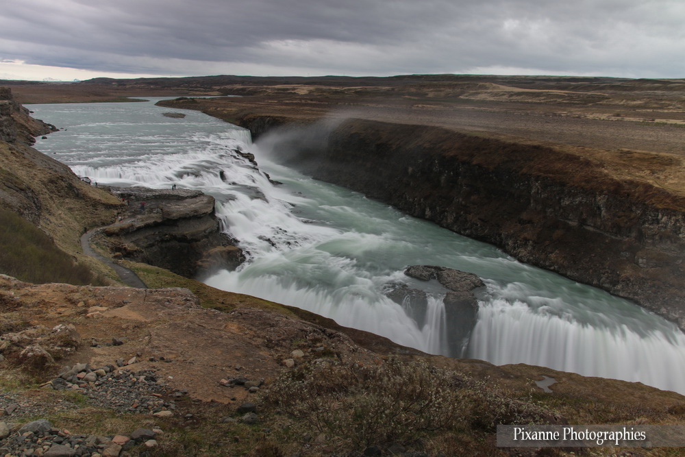 Europe, Islande, Iceland, Cercle d'Or, Gullfoss, Souvenirs de Voyages, Pixanne Photographies