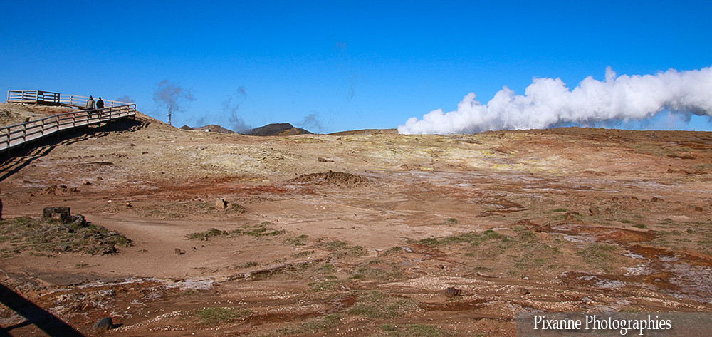 Europe, Islande, Iceland, Péninsule de Reykjanes, Site géothermique de Gunnuhver, Gunnuhver Hot Springs, Souvenirs de Voyages, Pixanne Photographies
