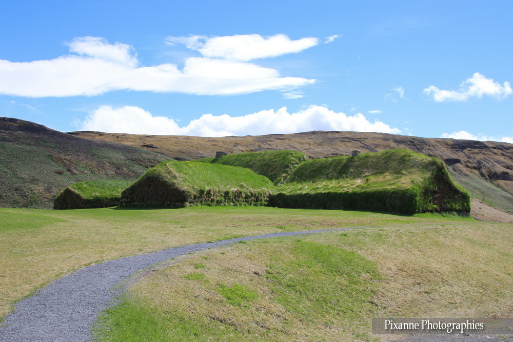Europe, Islande, Cercle d'Or, Ferme de Stöng, thjodveldisbaerinn, Þjóðveldisbærinn,Souvenirs de Voyages, Pixanne Photographies