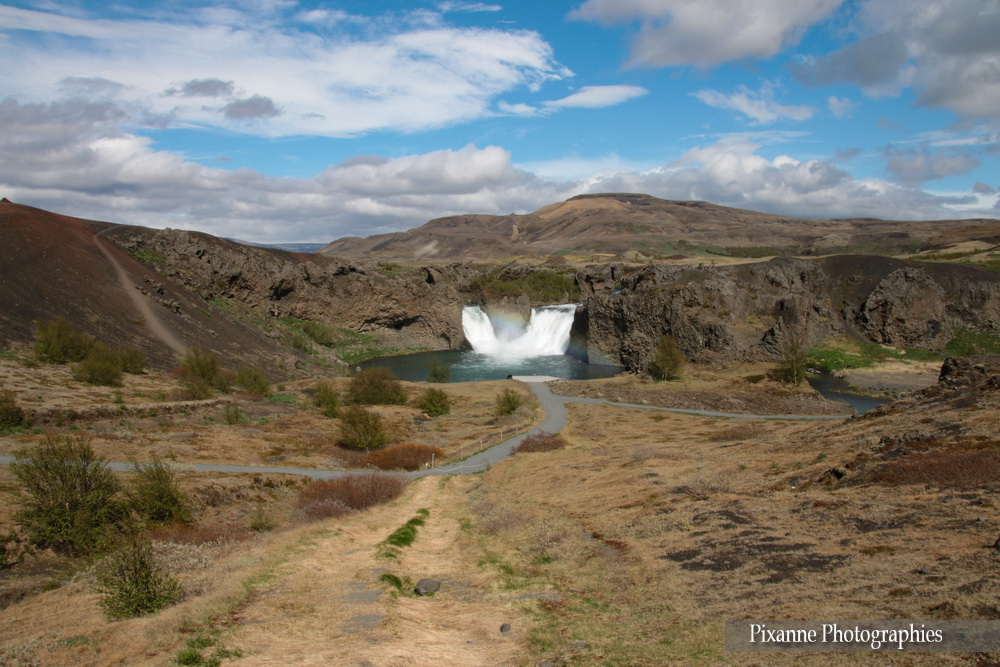Europe, Islande, Cercle d'Or, cascade de Hjálparfoss, Souvenirs de Voyages, Pixanne Photographies