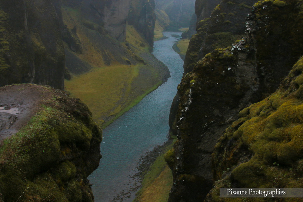 Europe, Islande, Canyon de Fjadrargljufur, Fjaðrárgljúfur, Souvenirs de Voyages, Pixanne Photographies