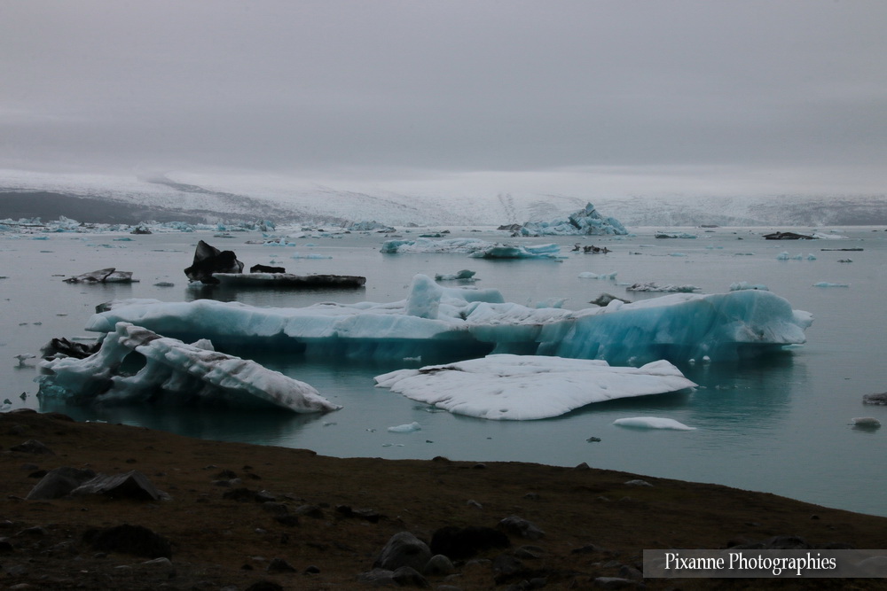 Europe, Islande, Islande du Sud, Jokulsarlon,Jökulsárlón, Breidamerkurjokull, Breiðamerkurjökull, Souvenirs de Voyages, Pixanne Photographies