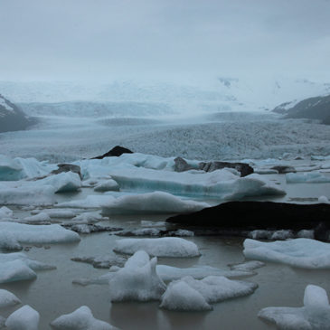 La lagune de Fjallsarlon (Fjallsárlón) et sa langue glacière Fjallsjökull