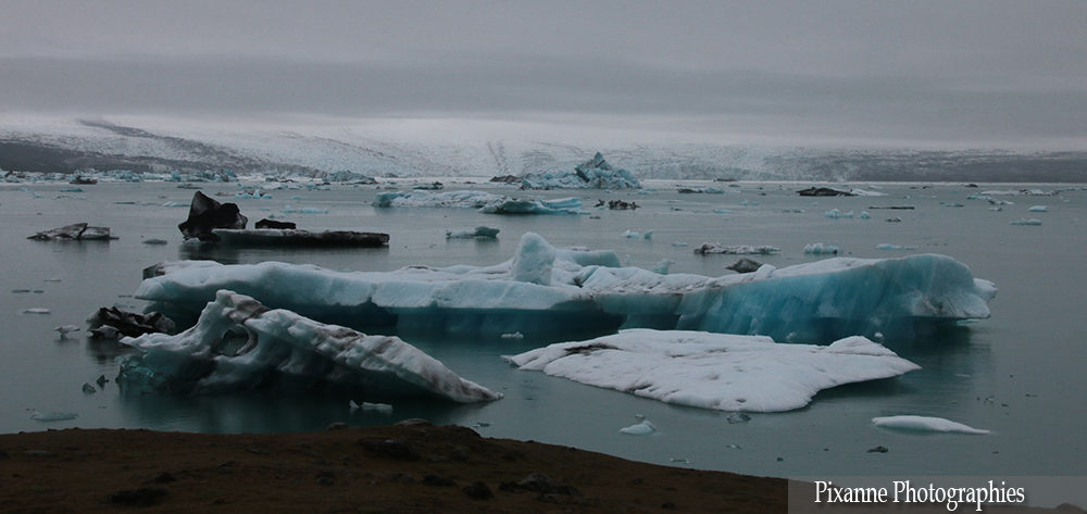 Europe, Islande, Islande du Sud, Jokulsarlon,Jökulsárlón, Breidamerkurjokull, Breiðamerkurjökull, Souvenirs de Voyages, Pixanne Photographies