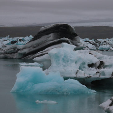 La Lagune de Jokulsarlon (Jökulsárlón) et Breidamerkurjokull (Breiðamerkurjökull)