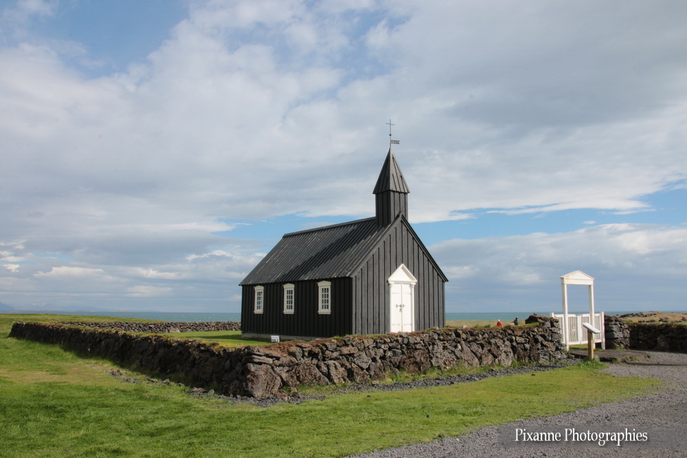 Europe, Islande, péninsule de Snaefellsnes, Eglise Budir, Búðir, Souvenirs de Voyages, Pixanne Photographies