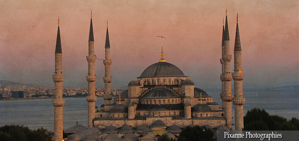 Asie, Turquie, Istanbul, Mosquée Bleue, mosquée du sultan Ahmet, Souvenirs de Voyages, Pixanne Photographies