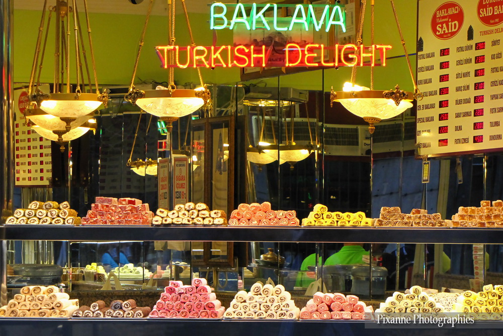 Asie, Turquie, Istanbul, Turkish Delight, Baklava, Souvenirs de Voyages, Pixanne Photographies