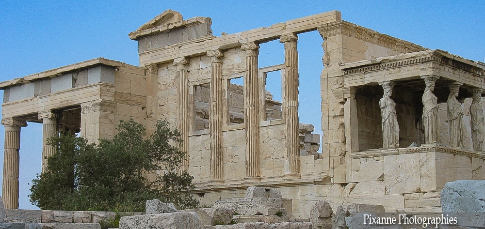 Europe, Grèce, Attique, Athènes, Acorpole, Erechthéion, Souvenirs de Voyages, Pixanne Photographies