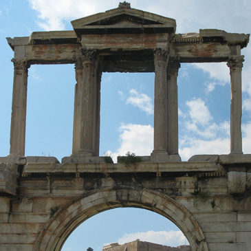 Athènes * Porte d’Hadrien * L’Olympiéion ou Temple de Zeus