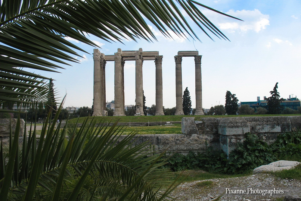 Europe, Grèce, Attique, Athènes, Temple de Zeus, Olympiéion, Souvenirs de Voyages, Pixanne Photographies