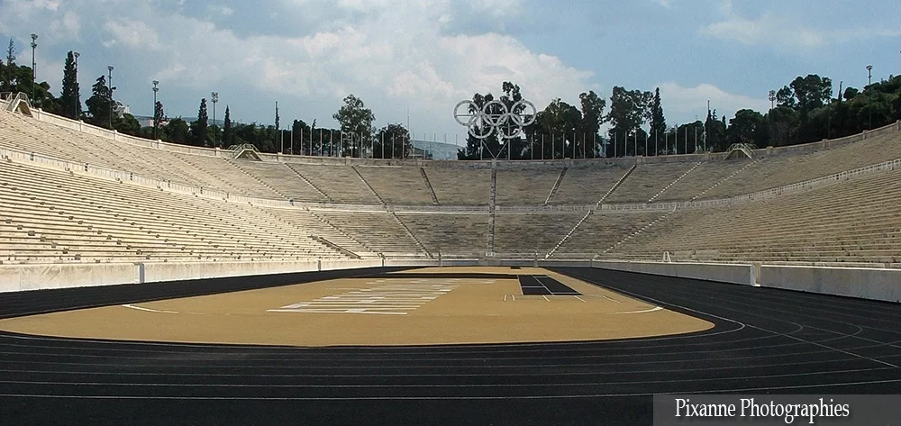 Europe, Grèce, Attique, Athènes, Stade Panathénaïque, Kallimarmaro, Souvenirs de Voyages, Pixanne Photographies