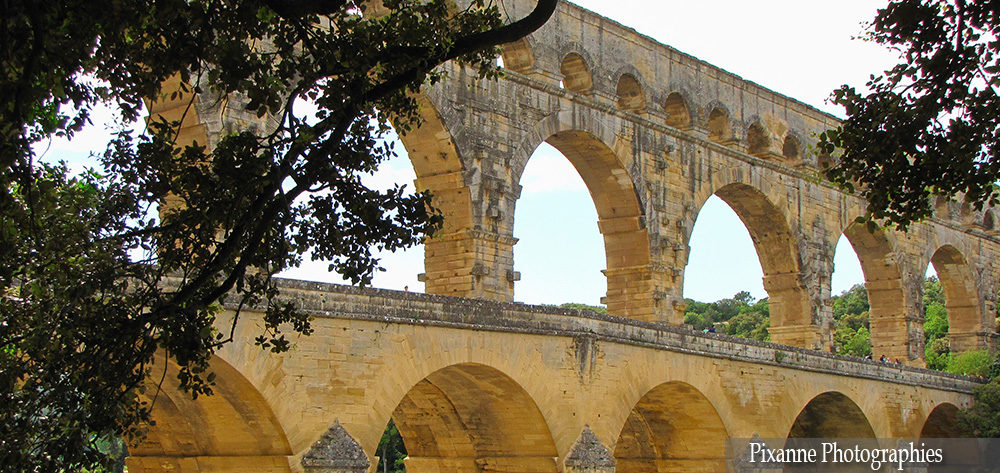 Europe, France, Occitanie, Gard, Pont du Gard, Souvenirs de Voyages, Pixanne Photographies