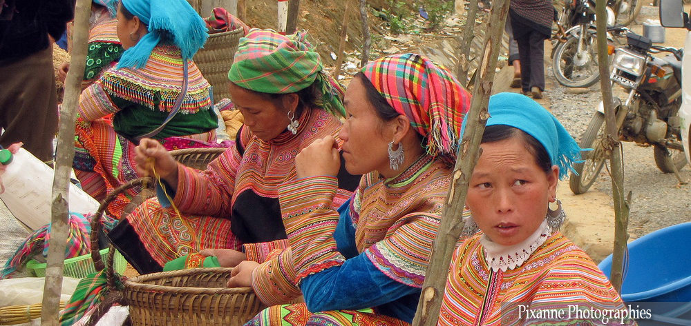 Asie, Vietnam, Coc Ly, Hmong Fleur, Souvenirs de Voyages, Pixanne Photographies