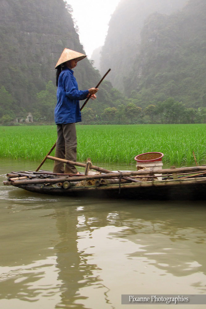 Asie, Vietnam, Baie D'Halong Terrestre, Ninh Binh, Tam Coc, Souvenirs de Voyages, Pixanne Photographies