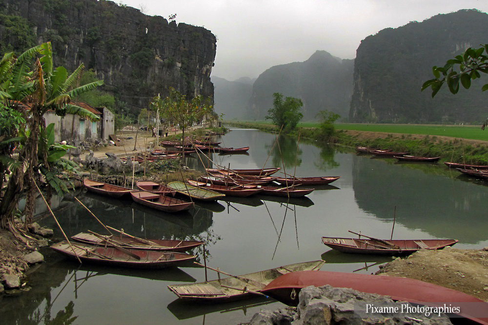 Asie, Vietnam, Baie D'Halong Terrestre, Tam Coc, Bich Dong, Souvenirs de Voyages, Pixanne Photographies
