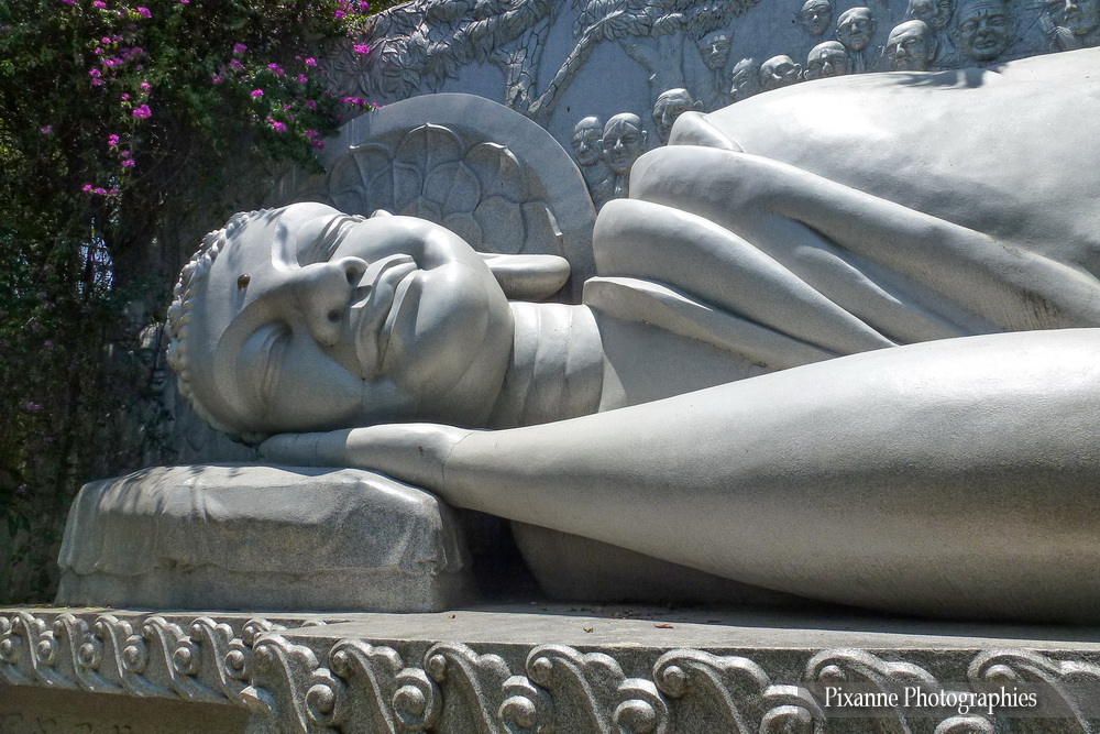 Asie, Vietnam, Nha Trang, Pagode Long Son, Boudhha couché, Souvenirs de Voyages, Pixanne Photographies