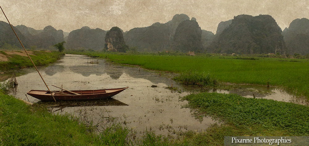 Asie, Vietnam, Baie D'Halong Terrestre, Ninh Binh, Tam Coc, Souvenirs de Voyages, Pixanne Photographies