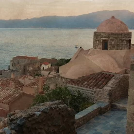 Europe, Grèce, Péloponnèse, Monemvasia, Monovasia, Souvenirs de Voyages, Pixanne Photographies