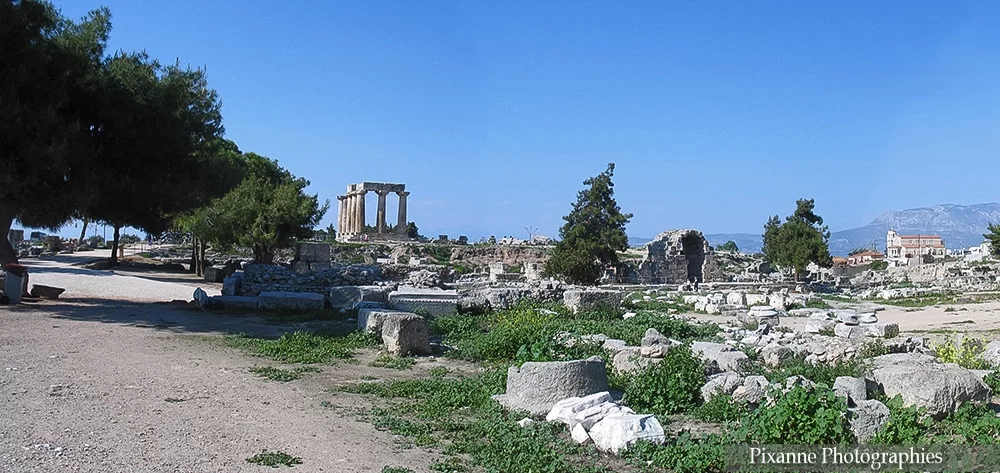 Europe, Grèce, Péloponnèse, Ancienne Corinthe, Souvenirs de Voyages, Pixanne Photographies