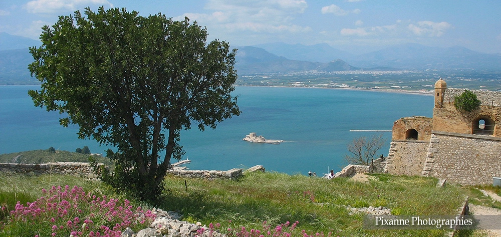 Europe, Grèce, Péloponnèse, Nauplie, Nafplio, Fort Palamède, Souvenirs de Voyages, Pixanne Photographies