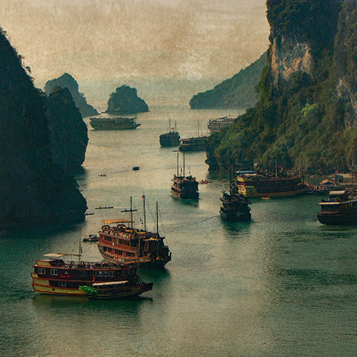 Asie, Vietnam, Baie d'Halong, Souvenirs de Voyages, Pixanne Photographies