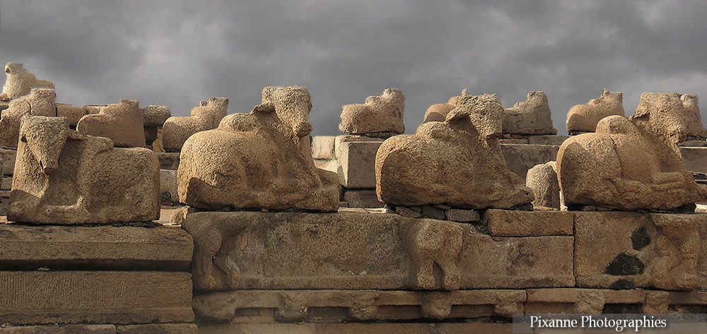 Asie, Inde du Sud, Tamil Nadu, Mahabalipuram, Shore Temple, Temple du rivage, Souvenirs de Voyages, Pixanne Photographies