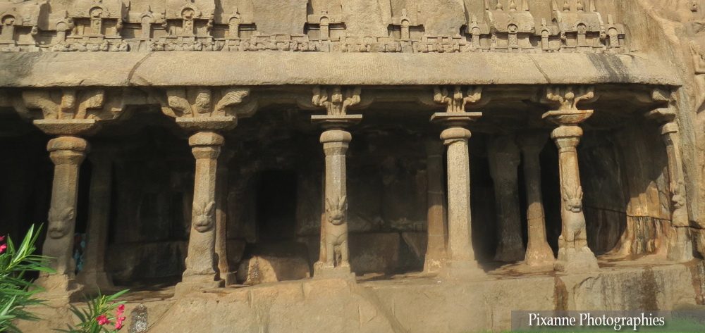 Asie, Inde du Sud, Tamil Nadu, Mahabalipuram, Krishna Mandapam, Souvenirs de Voyages, Pixanne Photographies