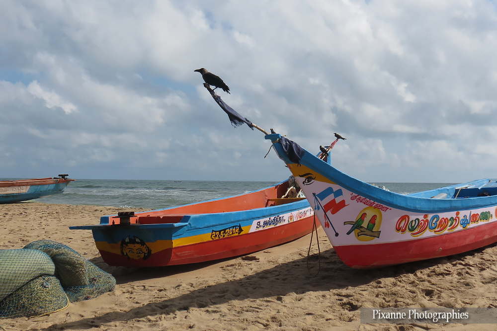 Asie, Inde du Sud, Tamil Nadu, barques, Souvenirs de Voyages, Pixanne Photographies