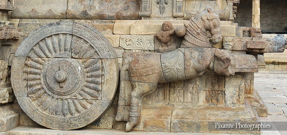 Asie, Inde du Sud, Tamil Nadu, Darasuram, Dharasuram, Airavatesvara temple, Souvenirs de Voyages, Pixanne Photographies