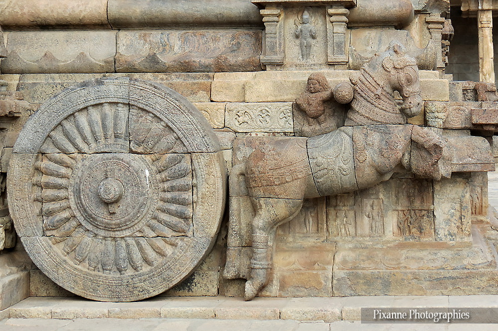 Asie, Inde du Sud, Tamil Nadu, Darasuram, Dharasuram, Airavatesvara temple, Souvenirs de Voyages, Pixanne Photographies