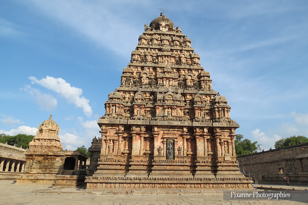 Asie, Inde du Sud, Tamil Nadu, Darasuram, Dharasuram, Airavatesvara temple, Souvenirs de Voyages, Pixanne Photographies