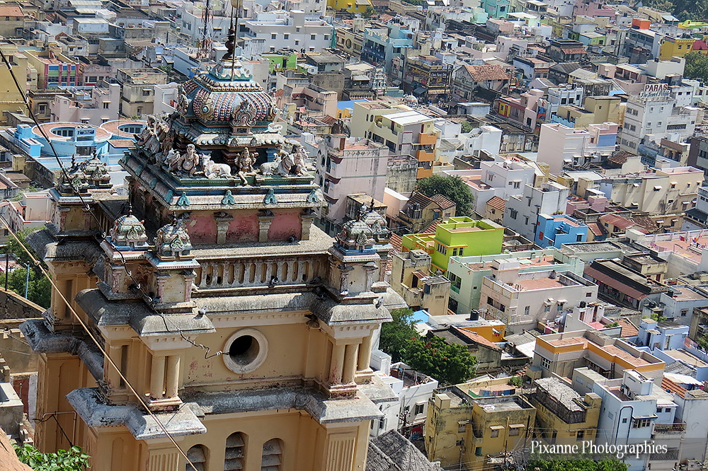 Asie, Inde du Sud, Tamil Nadu, Trichy, Tiruchirapalli, Rock Fort, Souvenirs de Voyages, Pïxanne Photographies