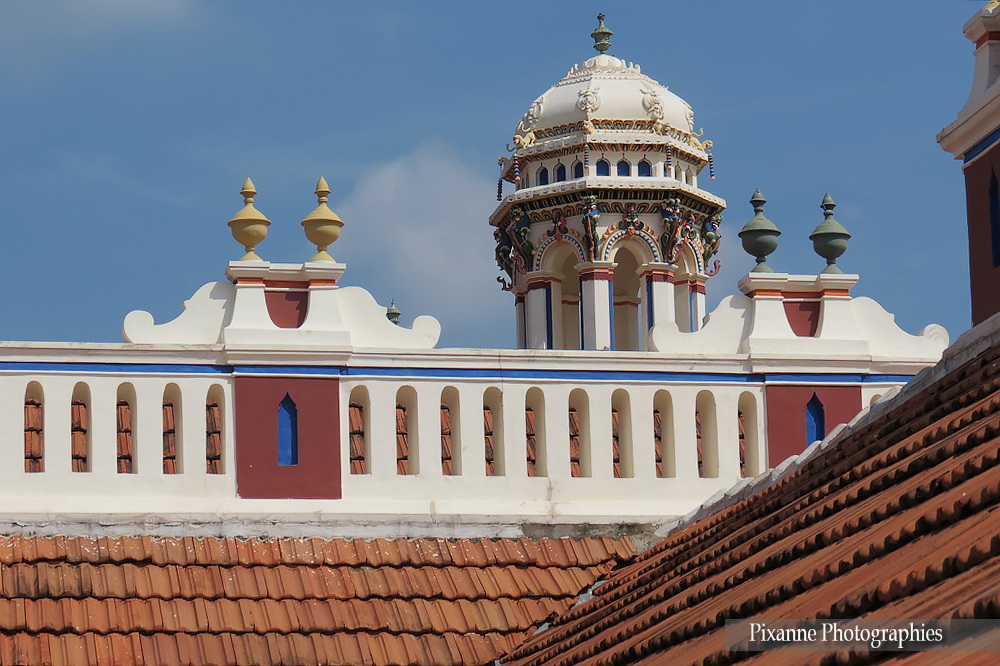 Asie, Inde du Sud, Tamil Nadu, Chettinad, Kadiapatti, Ramachandrapuram, Chidambara Vilas, Souvenirs de Voyages, Pixanne Photographies